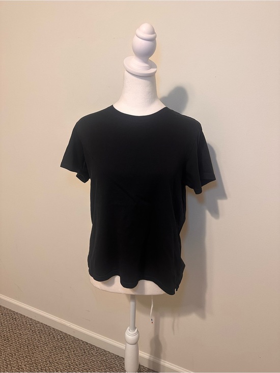 Pact Tops - PACT women’s black organic cotton crew neck short-sleeve tee Size Large